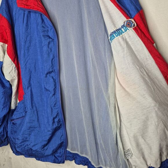 Vintage 90s Champion USA Windbreaker Jacket XL Alamo Bowl Buildersquare - Picture 8 of 10